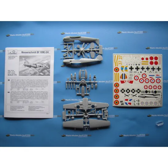 Messerschmitt Bf 109 E-3/E-4. Re-release 1/72 Amodel 72117