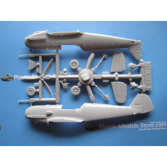 Messerschmitt Bf 109 E-3/E-4. Re-release 1/72 Amodel 72117