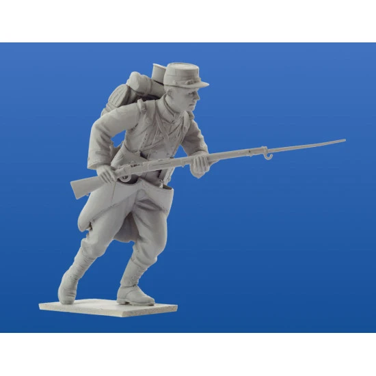 WWI French infantry (1914) 4 figures 1/35 ICM 35682