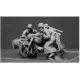 GERMAN MOTORCYCLISTS, WW ERA 1/35 MASTER BOX 35178 NEW