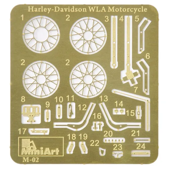 U.S.Motorcycle WLA with Rifleman 1/35 MINIART 35179