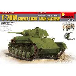T-70M SOVIET LIGHT TANK w/CREW. SPECIAL EDITION 1/35 MINIART 35194
