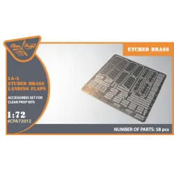 Clear Prop CPA72012 - 1/72 La-5 (all versions) PE landing flaps Photo etched