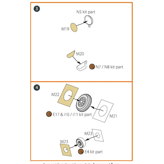 Clear Prop CPA48012 - 1/48 F-82F/G, E/H Twin Mustang painting mask for Modelsvit