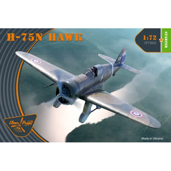 Clear Prop CP72022 - 1/72 H-75N Hawk, STARTER KIT, scale model kit