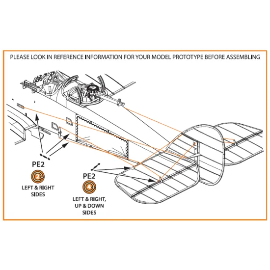 Clear Prop CPA72071 1/72 Wire Turnbuckles and ports for CP kits DH.9a/R-1/MR-1