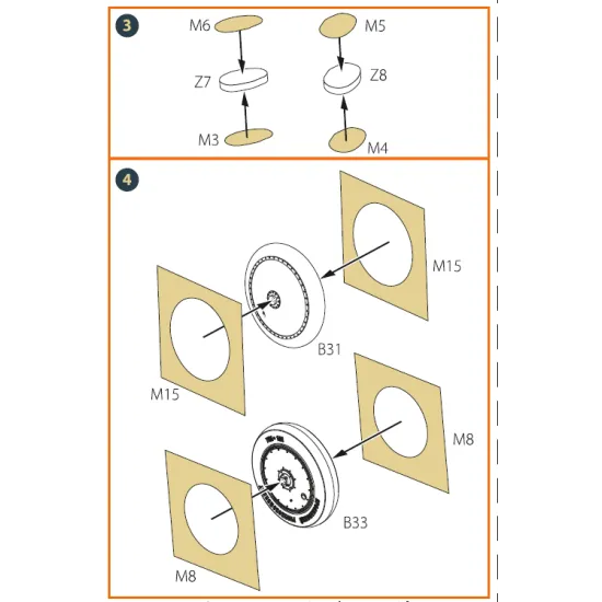 Clear Prop CPA72074 1/72 I-16 early version painting mask on yellow kabuki paper