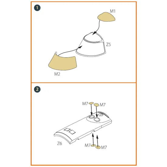 Clear Prop CPA72075 1/72 I-16 late version painting mask on yellow kabuki paper