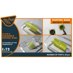 Clear Prop Cpa72130 1/72 K 8 Jl 8 Karakorum Double Sided Painting Mask On Yellow Kabuki Paper For Trumpeter Kit