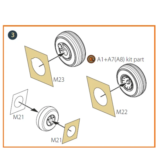 Clear Prop Cpa48042 1/48 Culver Pq 14 All Versions Double Sided Painting Mask On Yellow Kabuki Paper For Cp Kits