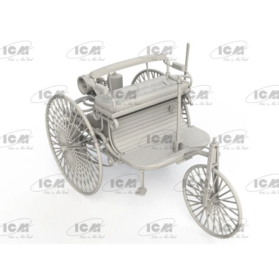 ICM 24042 - 1/24 Benz Patent-Motorwagen 1886 - EASY version, scale plastic model kit