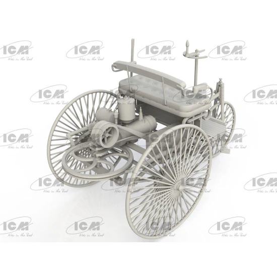 ICM 24042 - 1/24 Benz Patent-Motorwagen 1886 - EASY version, scale plastic model kit