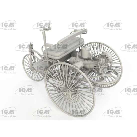 ICM 24042 - 1/24 Benz Patent-Motorwagen 1886 - EASY version, scale plastic model kit