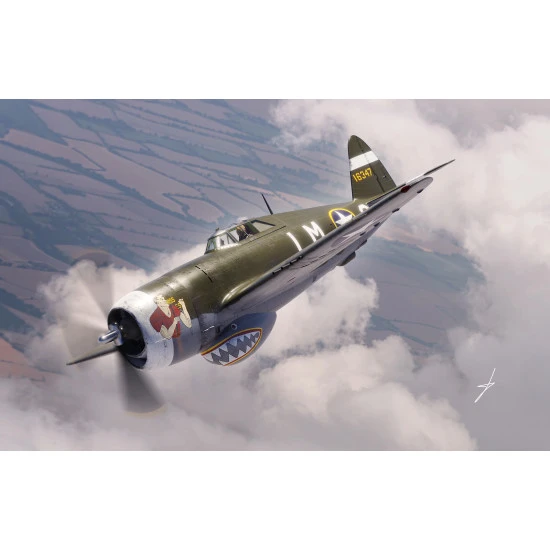 Dora Wings 48054 1/48 Republic P-47c Thunderbolt With Ferry Tank