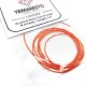 Yamamoto Ymptun90 1/24 Braided Hose Line Orange 0,3mm 1m Upgrade Kit