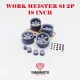 Yamamoto Ymprim6 1/24 Wheels Work Meister S1 2p 18inch 5 Nuts, Adapters, Decals