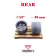 Yamamoto Ymprim6 1/24 Wheels Work Meister S1 2p 18inch 5 Nuts, Adapters, Decals