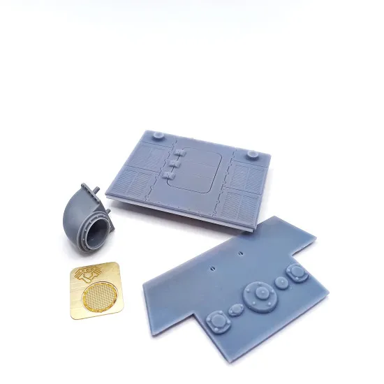 Yamamoto Ymp3514 1/35 Gas Turbine Gt101 Kit Do E-50/E-75 Trupeter Resin Kit