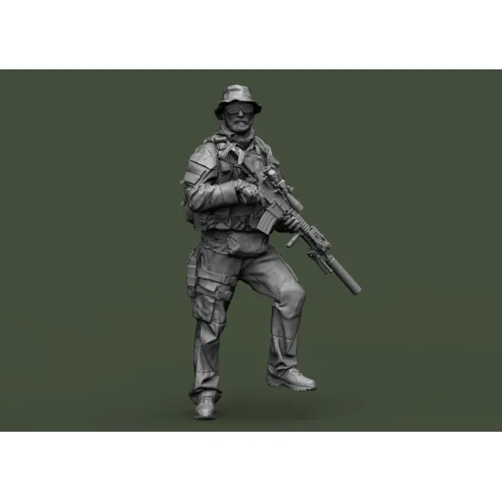 Black Snake Axes 1/35 Navy Seals Operator Axes Lutrel Resin Figure Kit