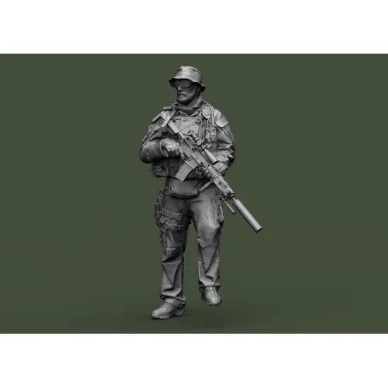 Black Snake Axes 1/35 Navy Seals Operator Axes Lutrel Resin Figure Kit