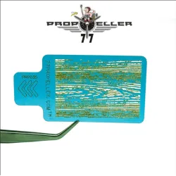 77propeller Prp035 Airbrush Stencils Wood Texture 40 Mm X 60 Mm For Spraying Fine Details 1/32 1/48 Scale