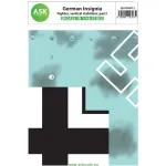 Ask D48013 1/48 German Insignia Part I Fighter Aircraft 1937-1945 Vertical Stabilizer