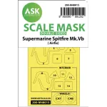 Ask M48015 1/48 Double-sided Painting Mask For Spitfire Mk.vb For Airfix