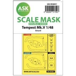 Ask M48051 1/48 Double-sided Painting Mask Tempest Mk.v For Eduard