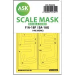 Ask M48066 1/48 Painting Mask For F/A-18f Super Hornet / Ea-18g Growler For Meng