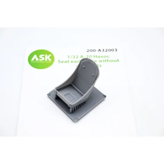 Ask A32003 1/32 A-20 Havoc - Seat Set Early Type Without Seat Belts Ask A32003 1/32 A-20 Havoc - Seat Set Early Type Without Seat Belts