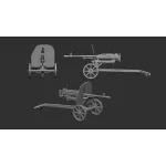 Ask A72004 1/72 Goryunov Sg-43 Soviet Machine Gun Resin 3d Print