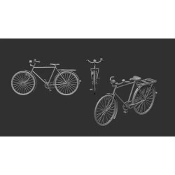Ask A72007 1/72 Civil Bicycle Classic Resin
