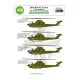 Ask D32014 1/32 Bell Ah-1g Cobra 20th Aerial Rocket Artilery Part 1 Decal
