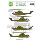 Ask D32019 1/32 Bell Ah-1g Cobra Kentaur 3th Aviation Helicopter Decal