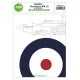 Ask D32041 1/32 Hawker Hurricane Mk.i, Mk.ii - Stencils Decal
