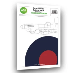 Ask D48012 1/48 Supermarine Spitfire Mk.ix - Stencils Decal