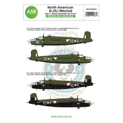 Ask D48035 1/48 Na B-25j Mitchell Part 1 - Royal Australian Air Force Decal