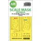 Ask M32070 1/32 P-51d Mustang Double-sided Fit Painting Mask For Tamiya Ask M32070 1/32 P-51d Mustang Double-sided Fit Painting Mask For Tamiya