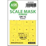 Ask M35002 1/35 Bell Uh-1c Iroquois Helicopter One-sided Painting Mask Academy