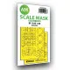 Ask M48190 1/48 Messerschmitt Bf 110e Double-sided Express Fit Mask For Eduard