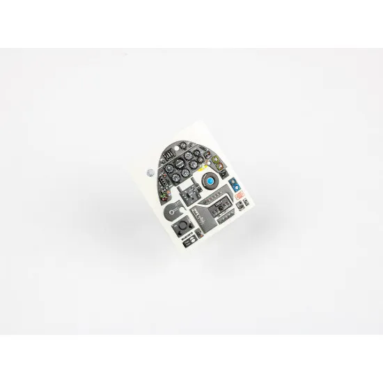 Red Fox Qs-24004 1/24 Messerschmitt Bf 109g-6 With Wfr Gr 21 Rocket Panel Quick Set 3d Acrylic Instrument Panel