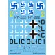 Techmod 24007 1/24 Messerschmitt Bf 109g-2 With Masks Fighter Wet Decal