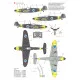 Techmod 24007 1/24 Messerschmitt Bf 109g-2 With Masks Fighter Wet Decal