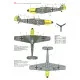 Techmod 24009 1/24 Messerschmitt Bf 109e-3 With Masks German Fighter Wet Decal