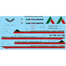 26decals 144-1002 1/144 Air Atlantis Boeing 707-320b Laser Decal