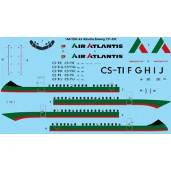 26decals 144-1004 1/144 Air Atlantis Boeing 737-300 Laser Decal