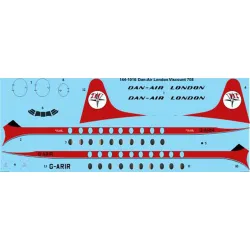 26decals 144-1016 1/144 Dan-air London Vickers Viscount 700 Laser Decal