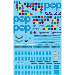26decals 144-1077 1/144 Fly Pop Airbus A330-300 Laser Decal