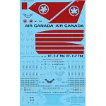 26decals 144-1102 1/144 Air Canada Delivery Boeing 747-133 Laser Decal