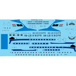 26decals 144-1105 1/144 Malev Delivery Tupolev Tu-134a Laser Decal